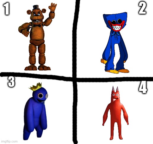 Proof de-evolution exists | 2; 1; 3; 4 | image tagged in blank white template | made w/ Imgflip meme maker