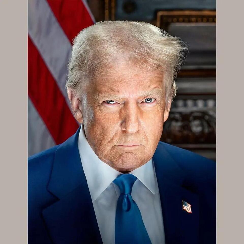 Trump Official Photo Blank Meme Template