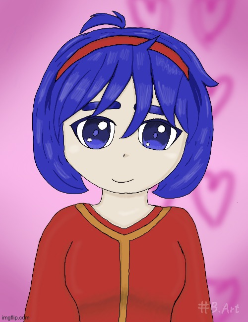 Chibi Mita from MiSide | image tagged in digital art | made w/ Imgflip meme maker