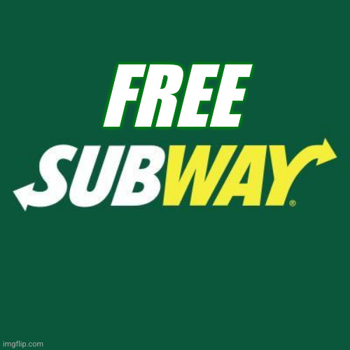 Subway logo | FREE | image tagged in subway logo | made w/ Imgflip meme maker