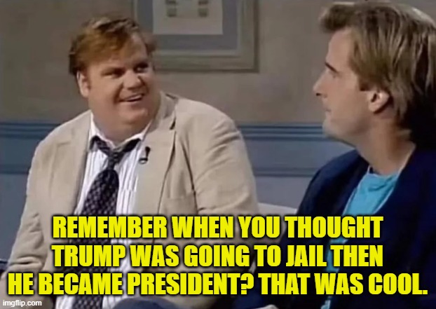 That was cool man | REMEMBER WHEN YOU THOUGHT TRUMP WAS GOING TO JAIL THEN HE BECAME PRESIDENT? THAT WAS COOL. | image tagged in maga,liberal logic,liberal tears,donald trump,trump inauguration,inauguration | made w/ Imgflip meme maker