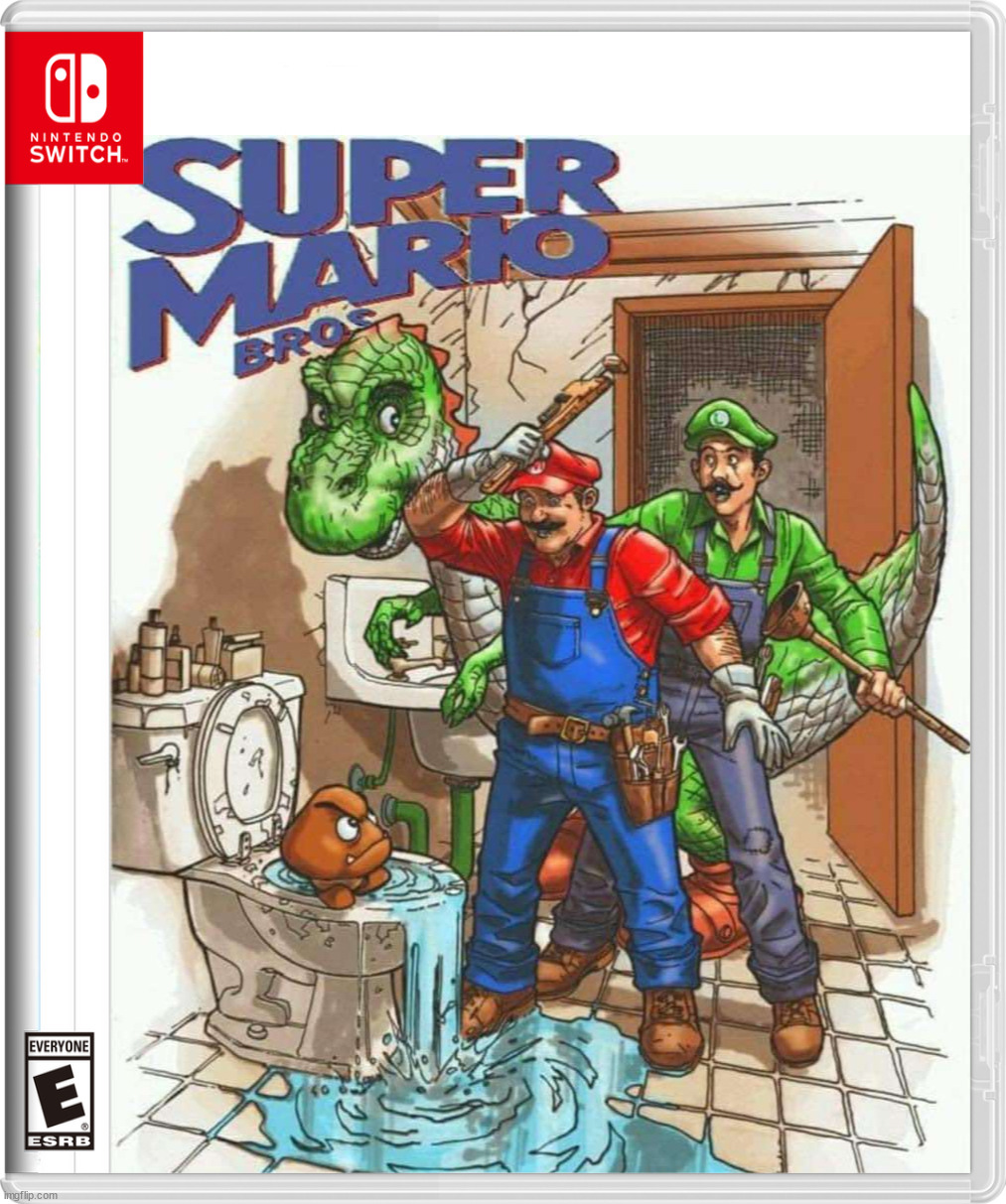 Super Mario | image tagged in nintendo switch | made w/ Imgflip meme maker