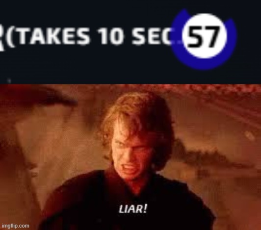 image tagged in anakin liar | made w/ Imgflip meme maker