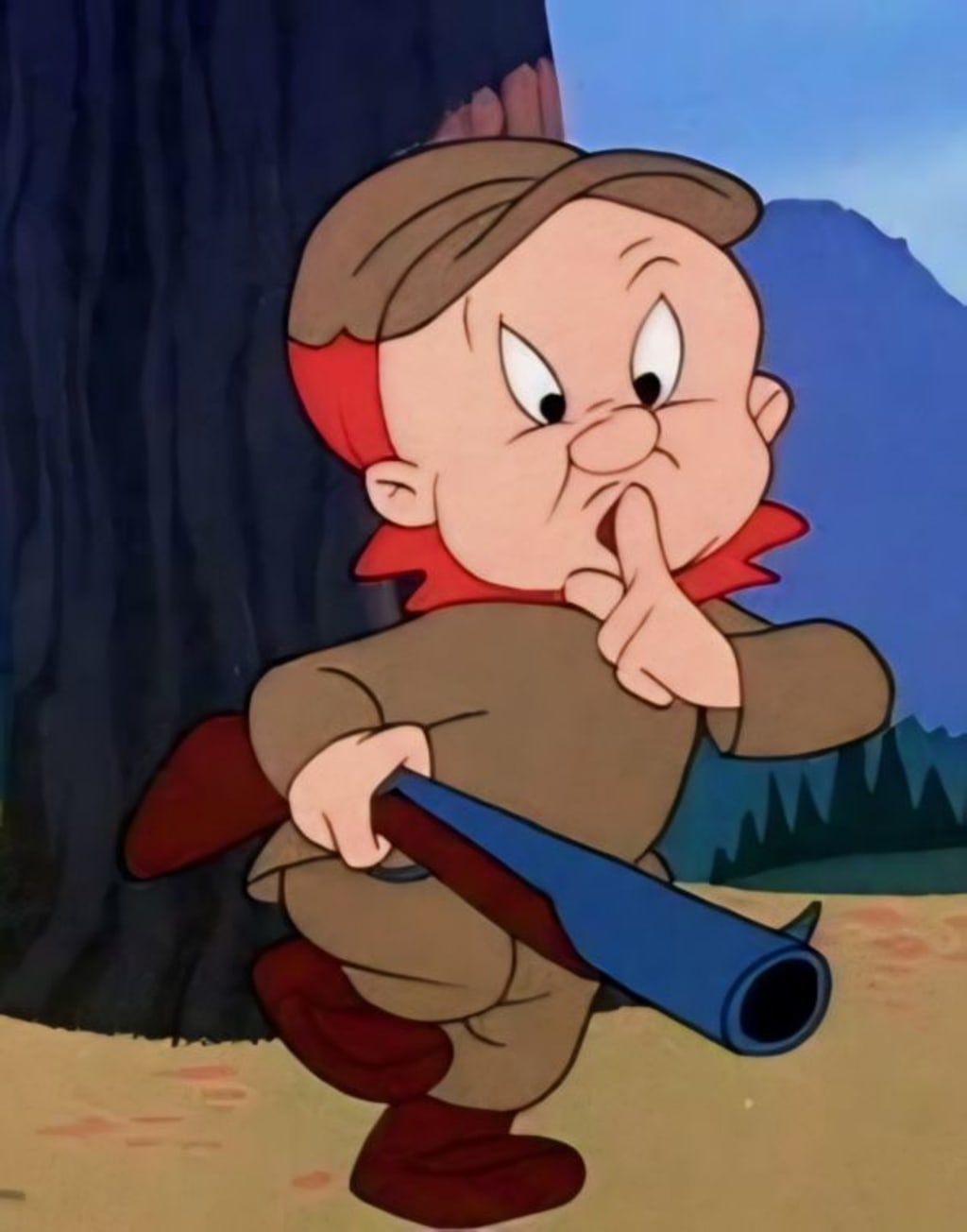 High Quality Elmer Fudd Hunting Blank Meme Template