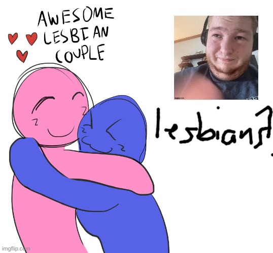 Awesome Lesbian Couple | image tagged in awesome lesbian couple | made w/ Imgflip meme maker