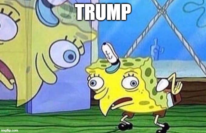 Haha 26 degrees is cold???? | TRUMP | image tagged in mocking spongebob,donald trump the clown,donald trump is an idiot,donald trump you're fired | made w/ Imgflip meme maker