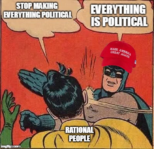 Saw this in a comment section so I'd thought I'd edit it. | RATIONAL PEOPLE | image tagged in magat,maga,political | made w/ Imgflip meme maker