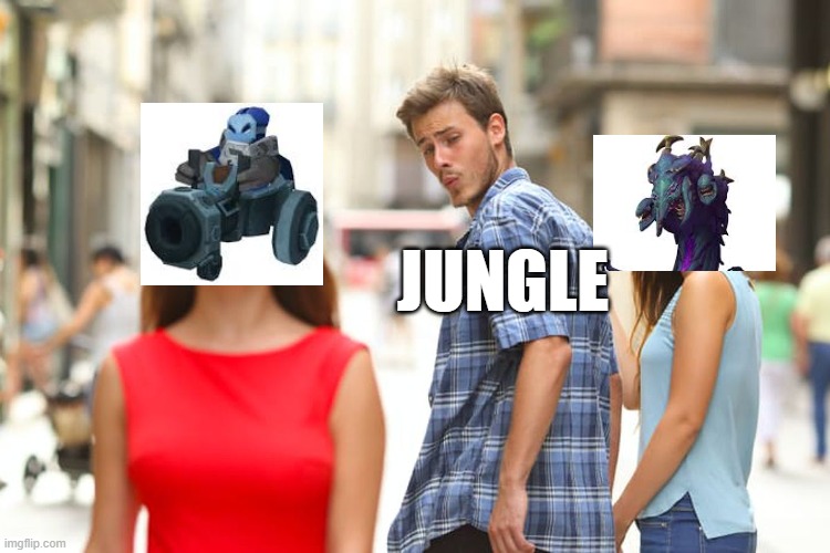 Distracted Boyfriend | JUNGLE | image tagged in memes,distracted boyfriend | made w/ Imgflip meme maker