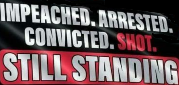 Donald Trump Still Standing Sign Blank Meme Template