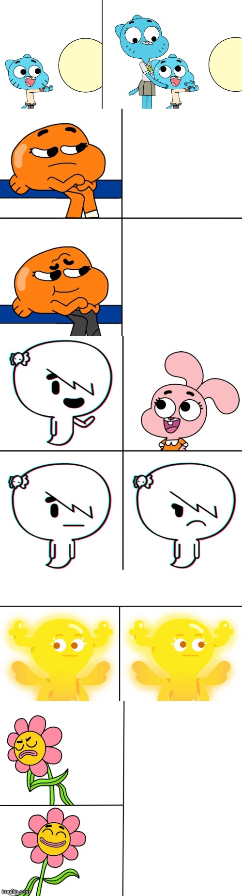 Popular meme templates, with Gumball characters | made w/ Imgflip meme maker