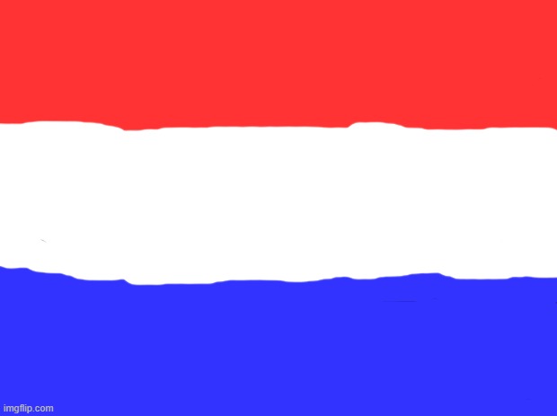 The Netherlands flag but it's the Netherlands flag | image tagged in black background | made w/ Imgflip meme maker