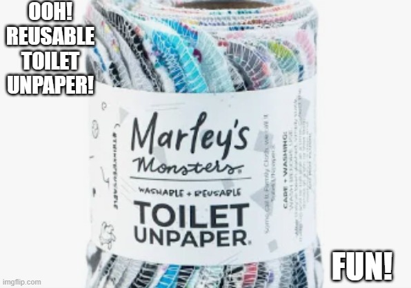 WTH | OOH! REUSABLE TOILET UNPAPER! FUN! | image tagged in screenshot | made w/ Imgflip meme maker