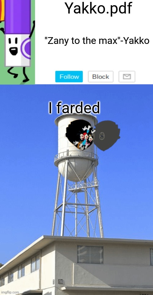 Yakko temp | I farded | image tagged in yakko temp | made w/ Imgflip meme maker