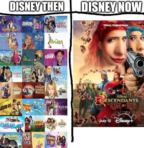 DISNEY THEN DISNEY NOW | made w/ Imgflip meme maker