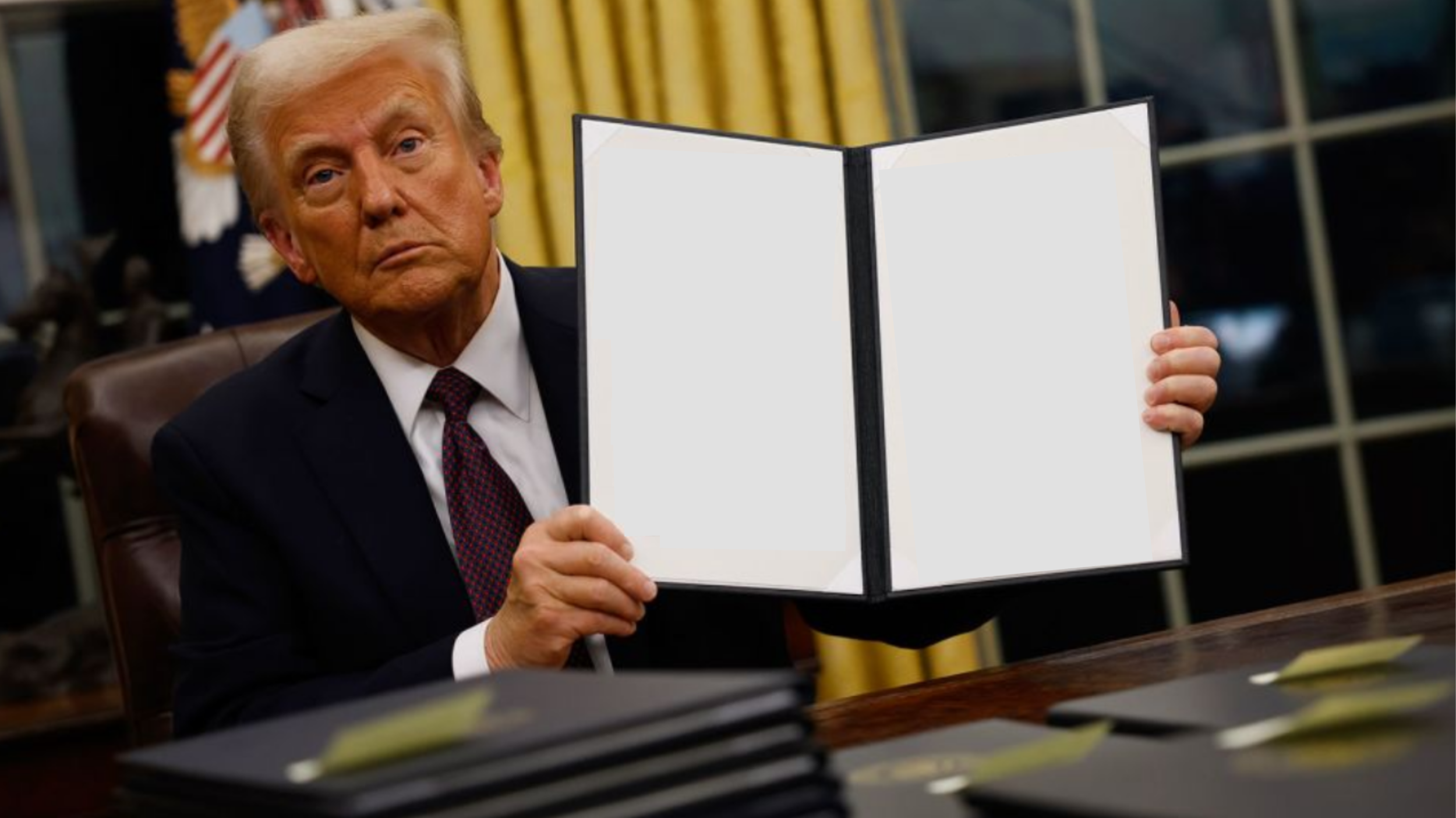 High Quality Trump Executive Order 2025 Blank Meme Template