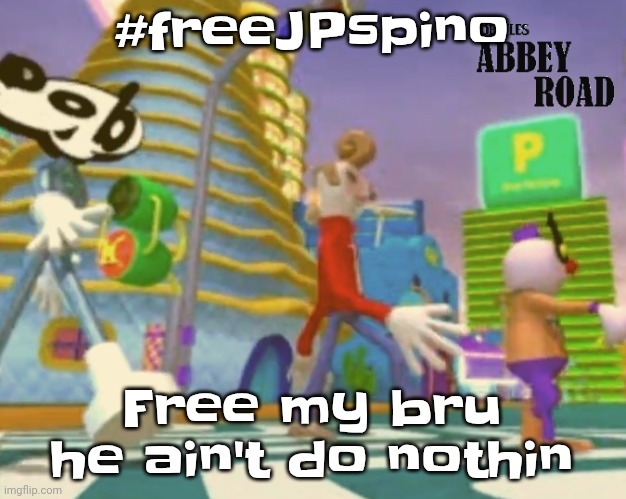 "Shut up ringo" | #freeJPspino; Free my bru he ain't do nothin | image tagged in shut up ringo | made w/ Imgflip meme maker