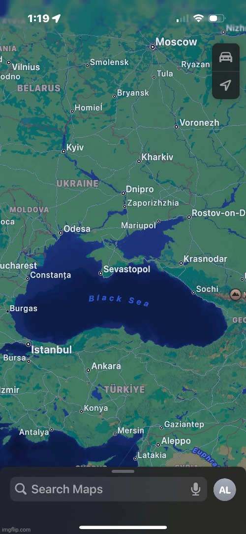 Why's it called the black sea if it's blue? Are they color blind? | made w/ Imgflip meme maker