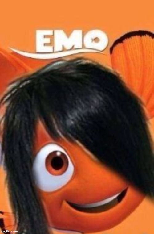 image tagged in funny memes,emo kid,elmo | made w/ Imgflip meme maker