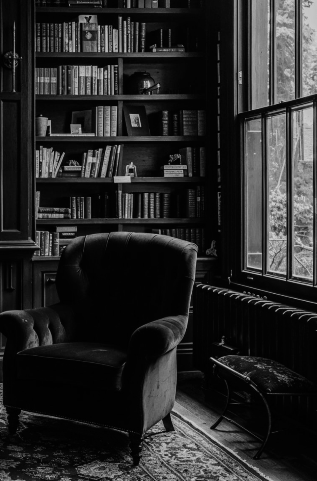 Reading Room. Blank Meme Template