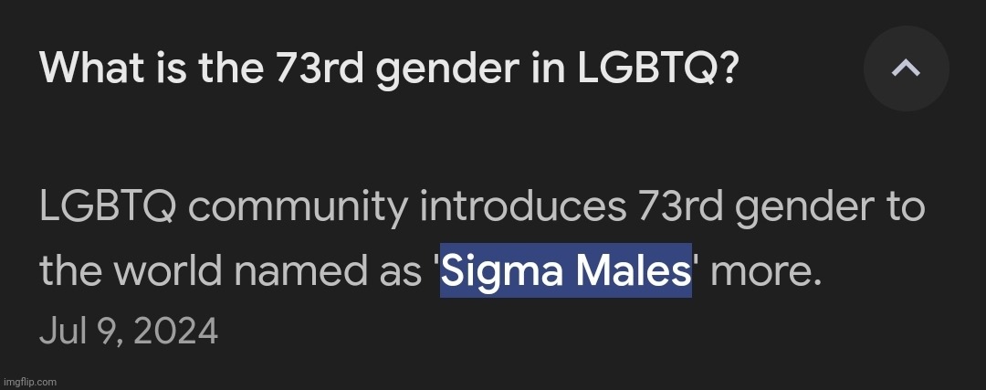 how tf is "sigma male" a gender it literally has "male" in it | made w/ Imgflip meme maker