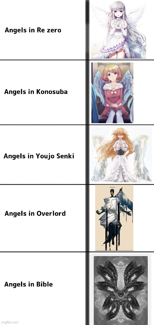 Angels in anime are adorable (repost from Reddit) | image tagged in angel,adorable,repost | made w/ Imgflip meme maker