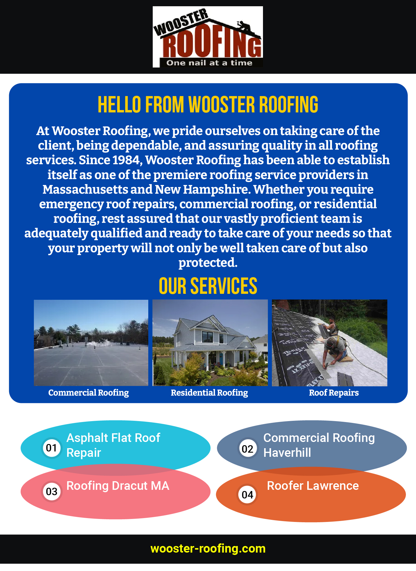 Asphalt Flat Roof Repair Blank Meme Template