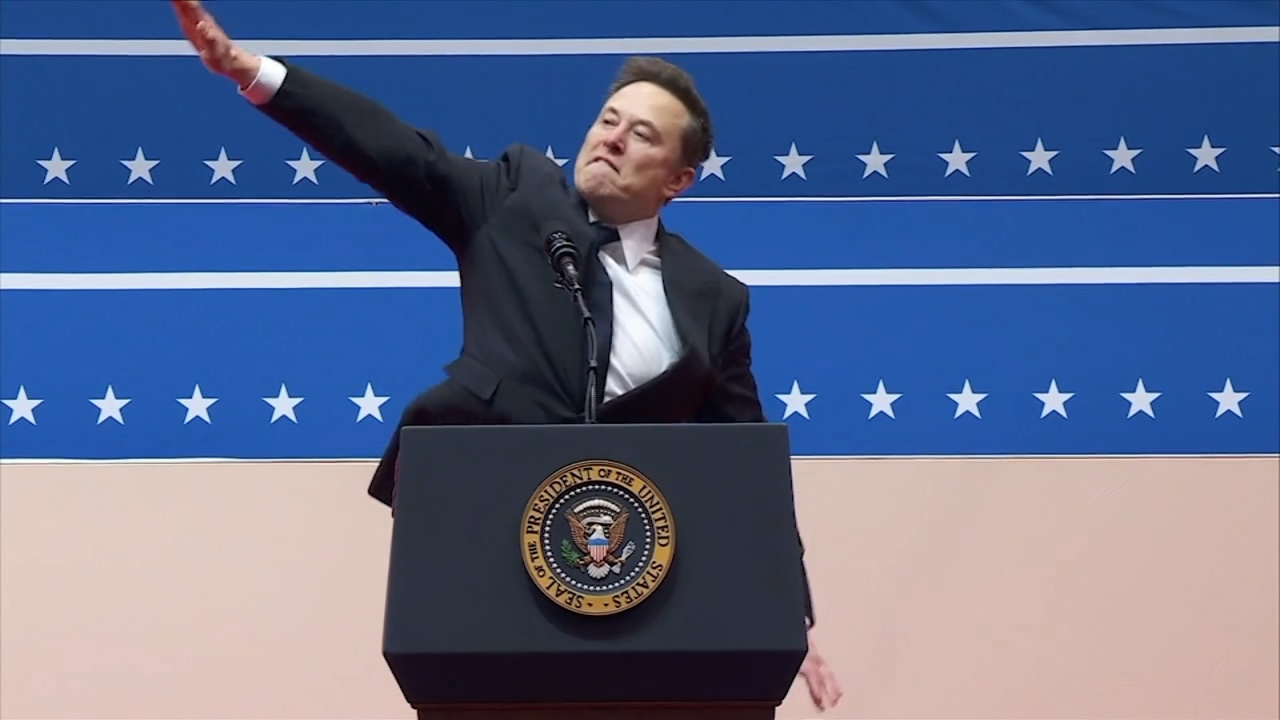 elon musk nazi Blank Meme Template