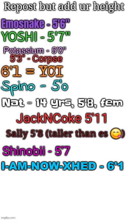 I-AM-NOW-XHED - 6'1 | made w/ Imgflip meme maker