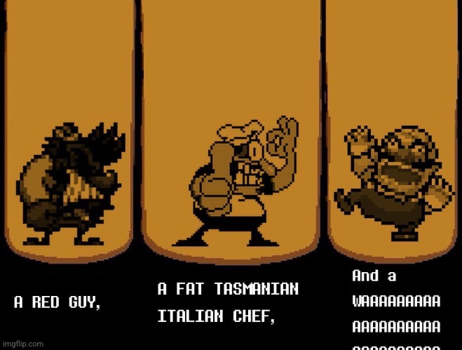 This is the legend of...mp3 | image tagged in antonblast,pizza tower,wario | made w/ Imgflip meme maker