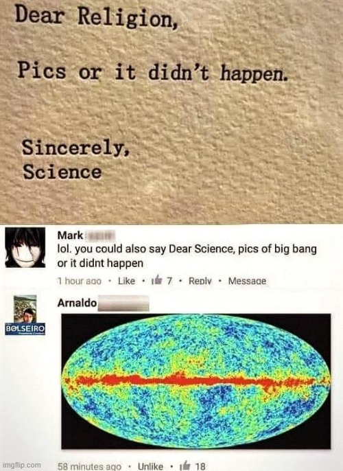 Religion pics or it didn’t happen | image tagged in religion pics or it didn t happen | made w/ Imgflip meme maker