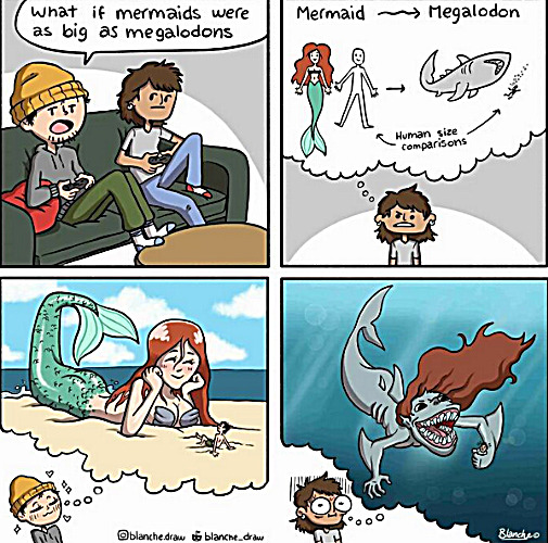 The radiological paradise of the Little Mermaid | image tagged in memes,comics,fun,mermaid | made w/ Imgflip meme maker