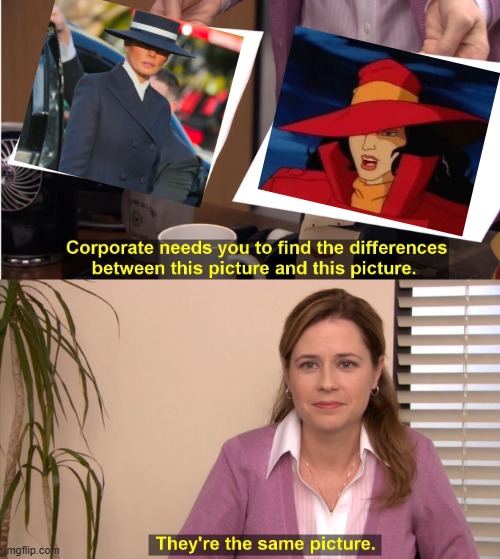Found Carmen San Diego | image tagged in memes,they're the same picture | made w/ Imgflip meme maker