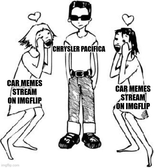 Popular Kid | CHRYSLER PACIFICA; CAR MEMES STREAM ON IMGFLIP; CAR MEMES STREAM ON IMGFLIP | image tagged in popular kid | made w/ Imgflip meme maker