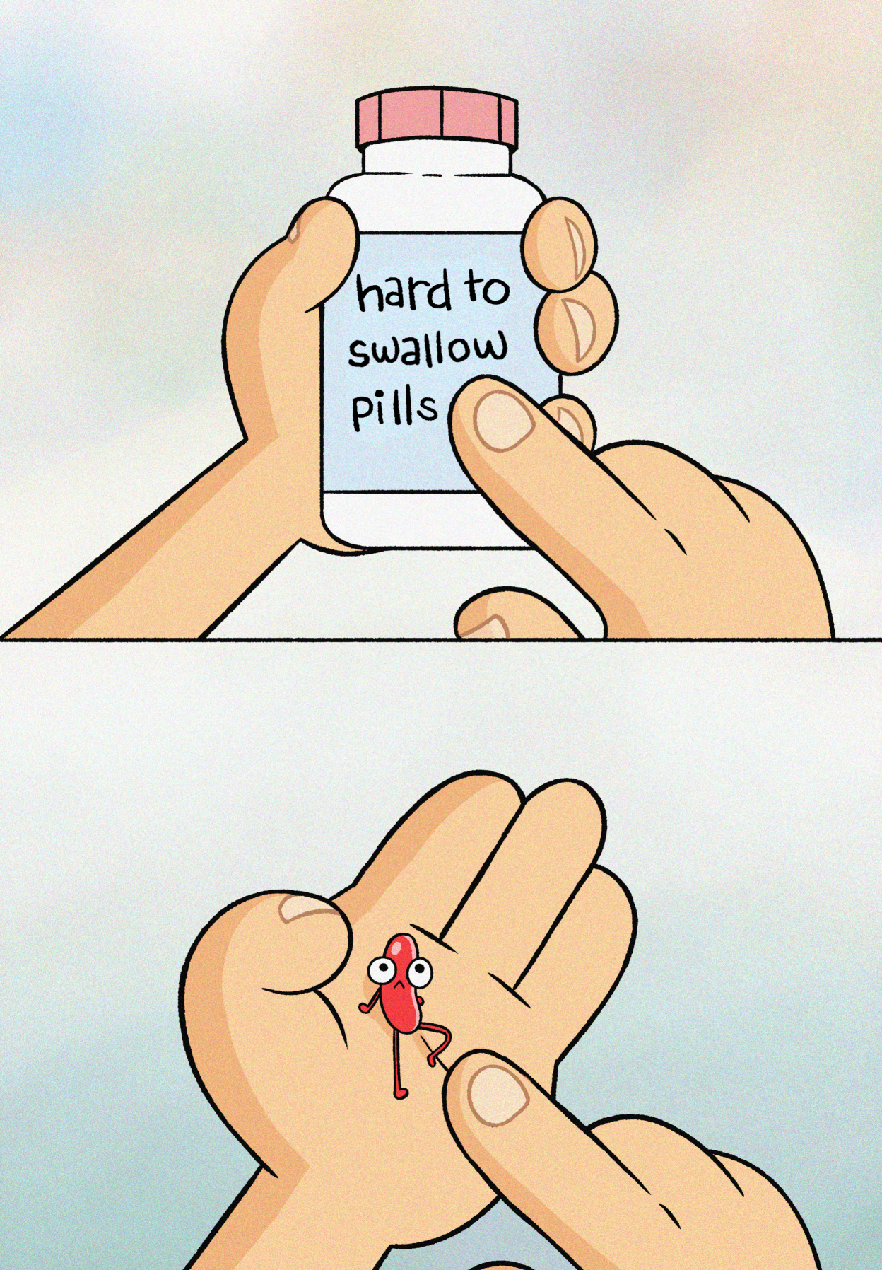 High Quality Hard to swallow pills Blank Meme Template