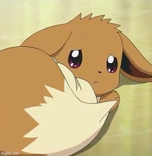 Scared Eevee | image tagged in scared eevee | made w/ Imgflip meme maker