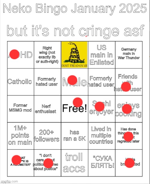 why was this bingo kinda ass | made w/ Imgflip meme maker