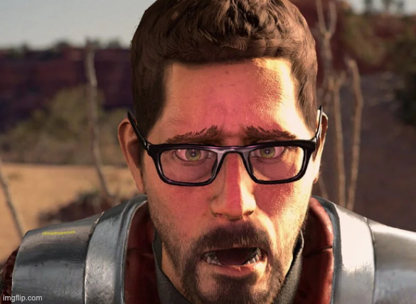 nuh uh | image tagged in gordon freeman in breaking bad | made w/ Imgflip meme maker