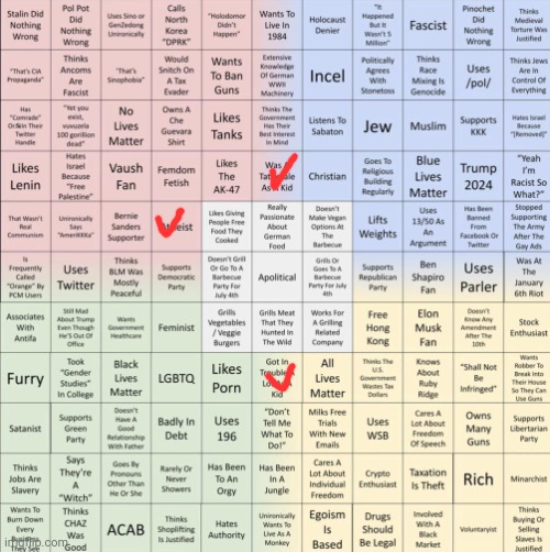 ts is DOGSHIT | image tagged in political compass bingo | made w/ Imgflip meme maker
