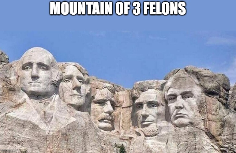 MOUNTAIN OF 3 FELONS | made w/ Imgflip meme maker