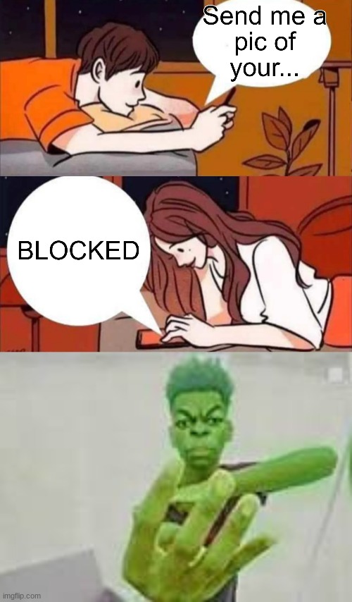 image tagged in four finger beast boy | made w/ Imgflip meme maker