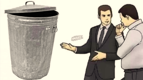 Trash Blank Meme Template