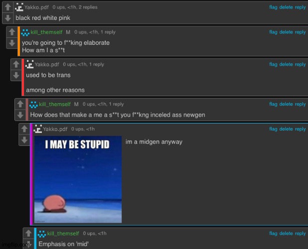 Mass unfollowing of this idiot when | made w/ Imgflip meme maker