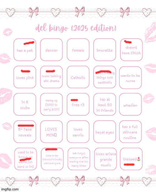 del bingo 2025 | image tagged in del bingo 2025 | made w/ Imgflip meme maker