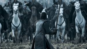 John Snow vs Cavalry charge Blank Meme Template