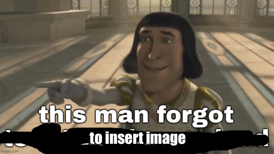 This Man Forgot To Let The Image Load | to insert image | image tagged in this man forgot to let the image load | made w/ Imgflip meme maker