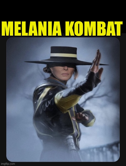 Melania Kombat | MELANIA KOMBAT | image tagged in melania kombat | made w/ Imgflip meme maker