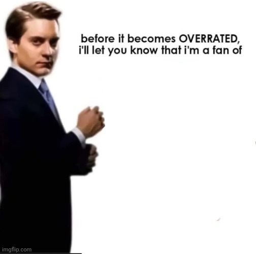 I'm a fan Blank Meme Template