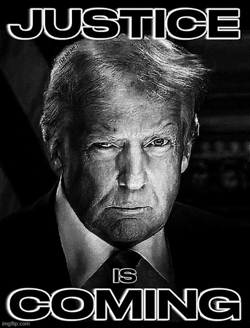 "Just Us" GONE 20 Jan 2025 | image tagged in donald trump justice,potus,justice,maga,donald trump justice is coming | made w/ Imgflip meme maker