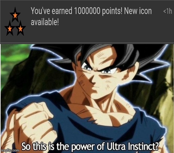 Special shoutout cumming soon... | image tagged in ultra instinct | made w/ Imgflip meme maker