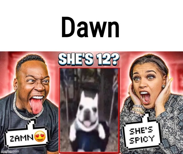 Dawn | Dawn | made w/ Imgflip meme maker